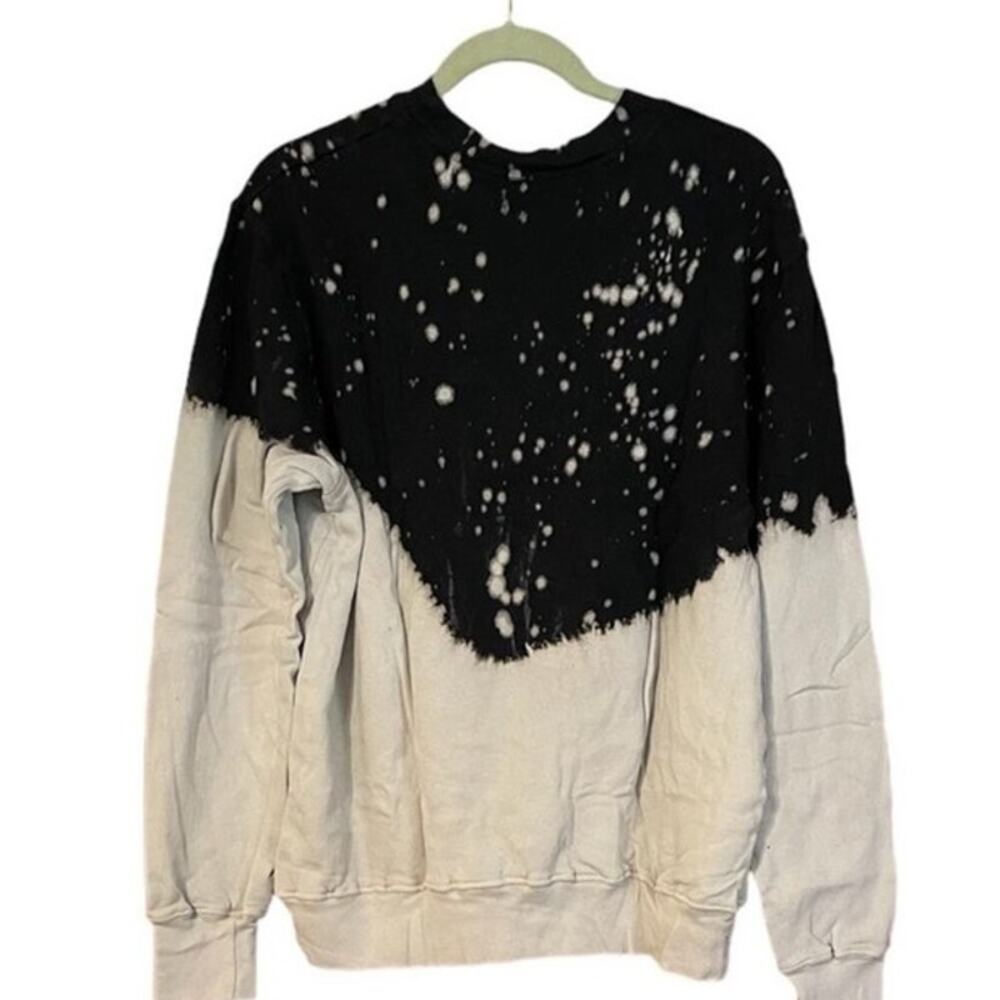 STRUT THIS Mason Oversized Sweatshirt in Midnight Splatter Small NWT - Picture 5 of 9
